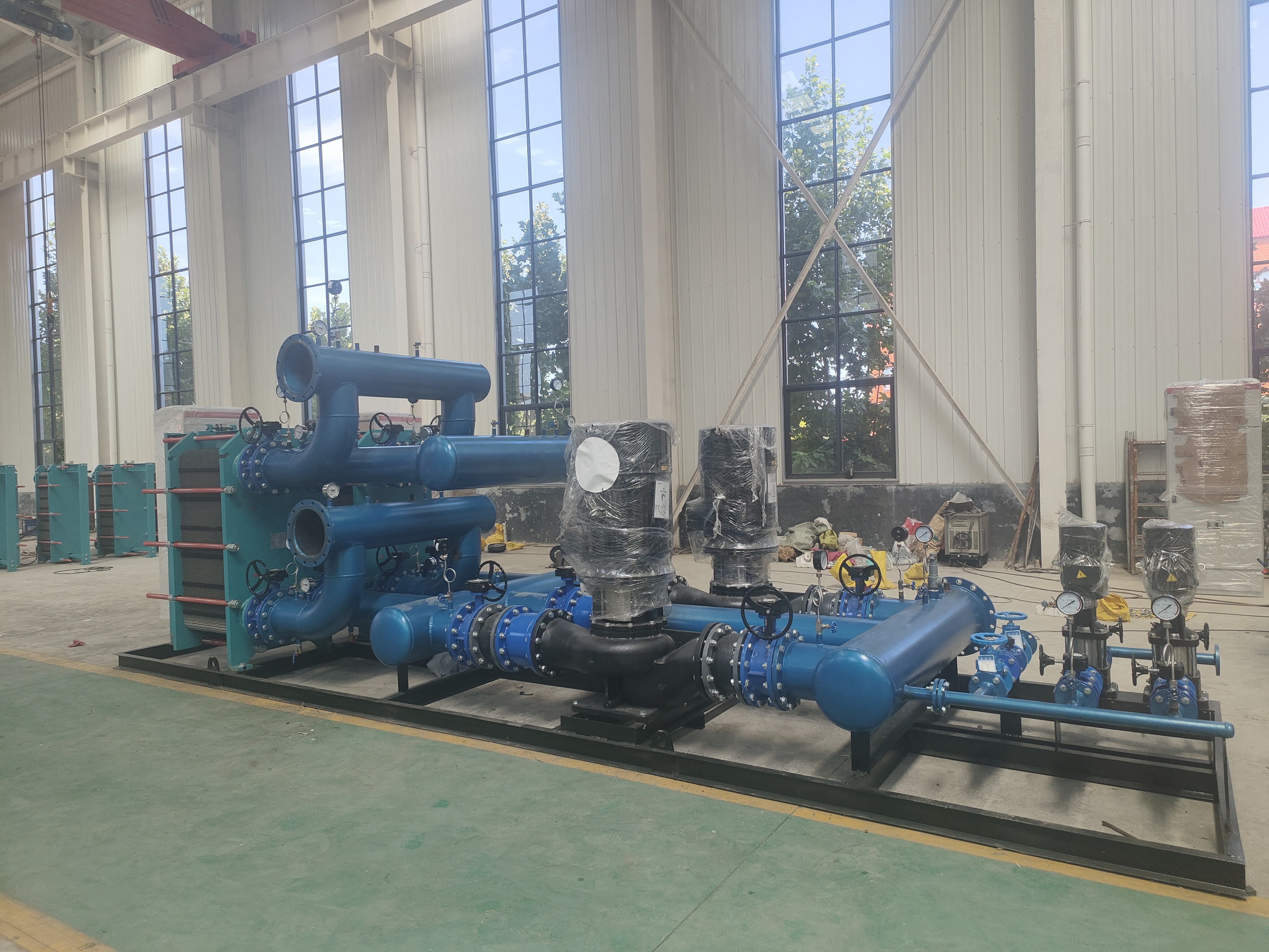 Industrial Heat Exchange Skid Units