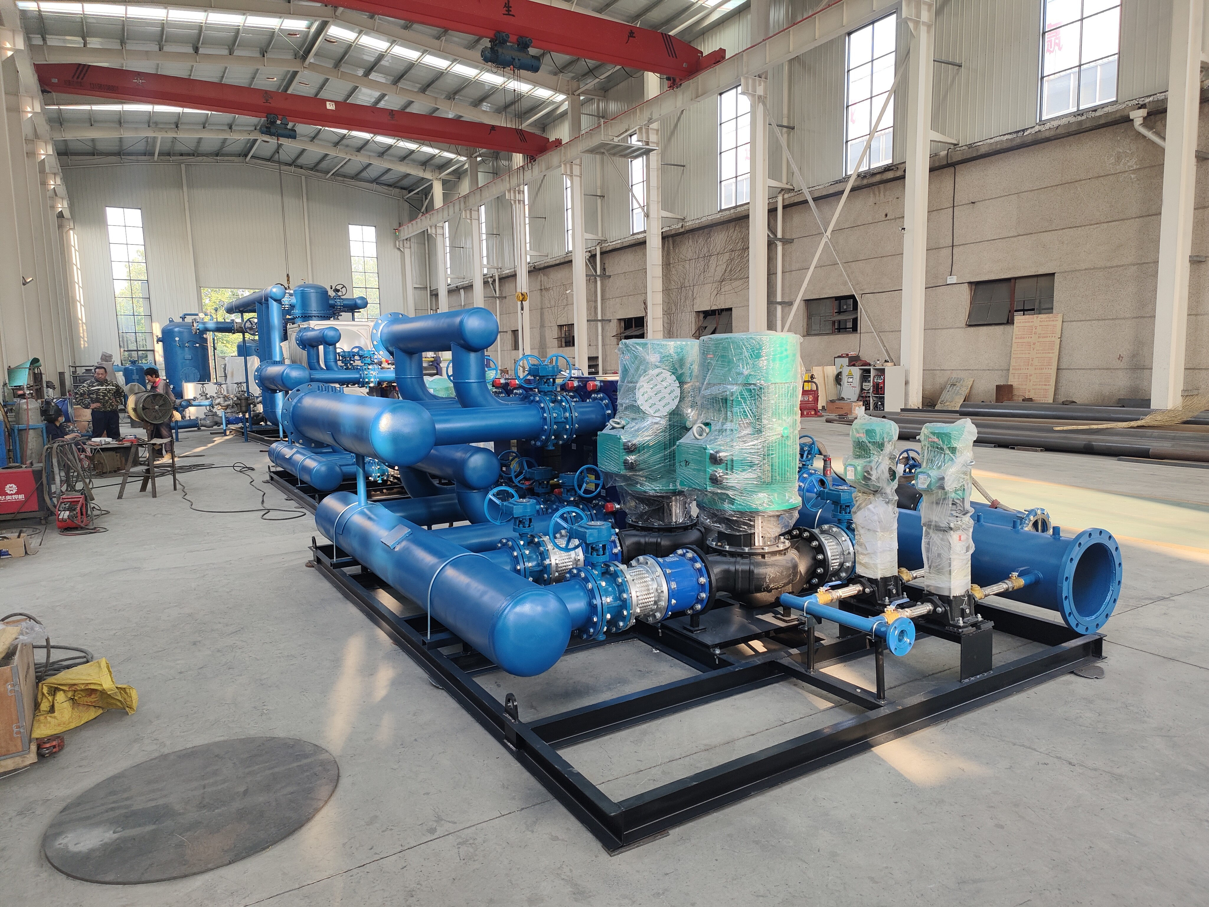 Industrial Heat Exchange Skid Units