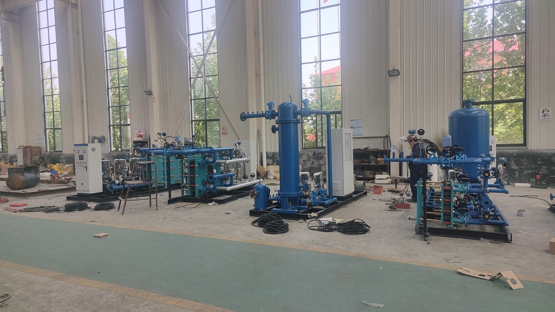 Industrial Heat Exchange Skid Units