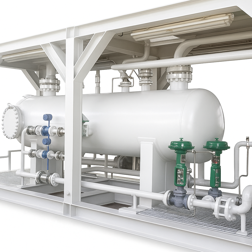 Three-Phase Separator for Petrochemical