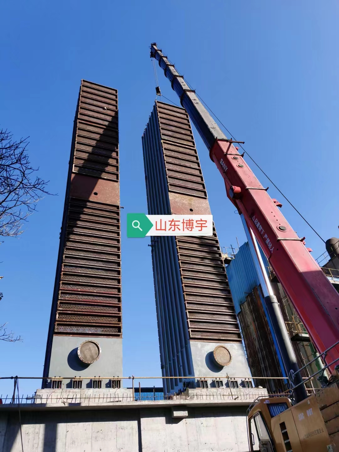 Primary gas cooler and final cooler