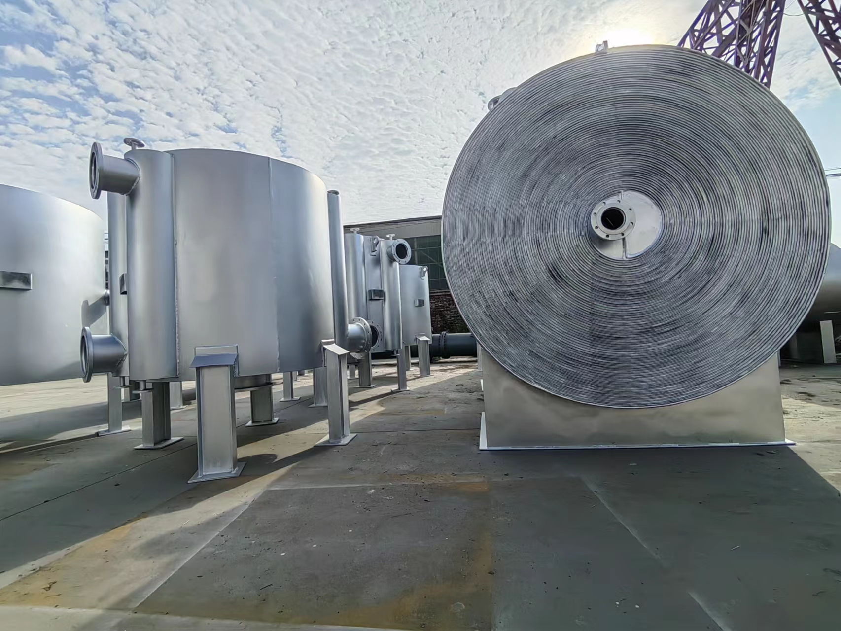 Spiral plate heat exchanger