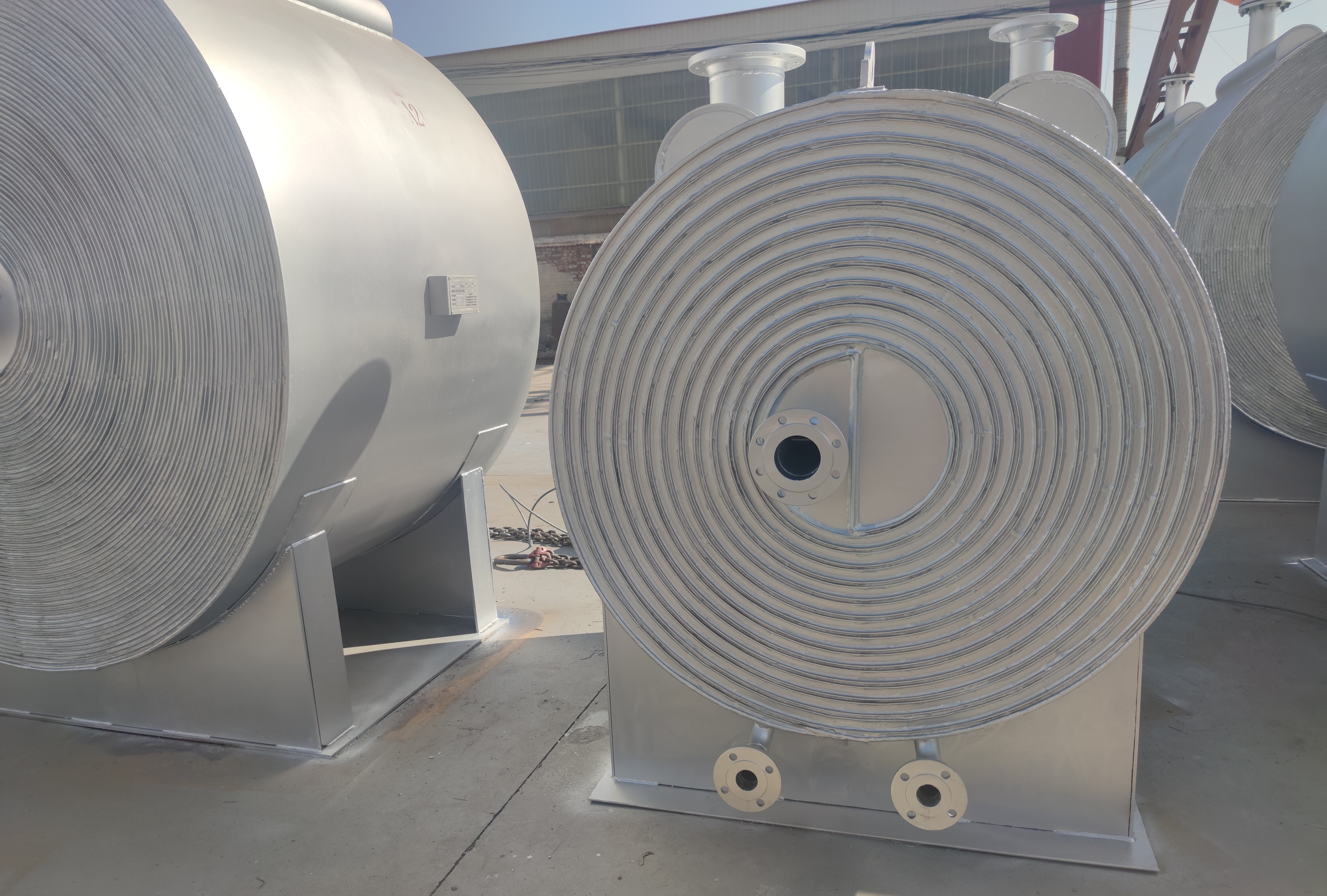 Spiral plate heat exchanger