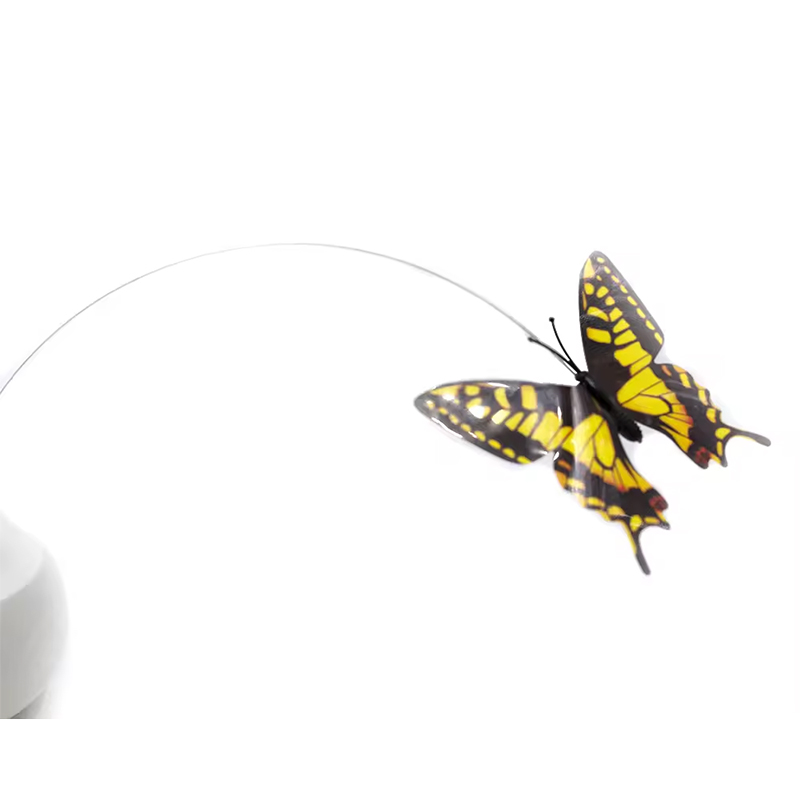 Butterfly Scratch Shake Rotate Catch Training Plastic Electronic Interactive Pet Cat Toys
