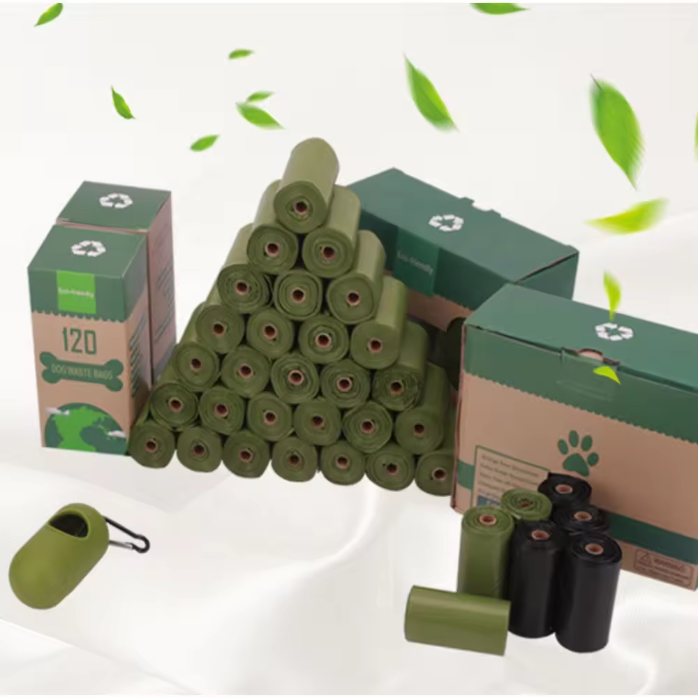 Hot Disposable Biodegradable Custom Printed Waste Bag Dog Poop Bag For Pet