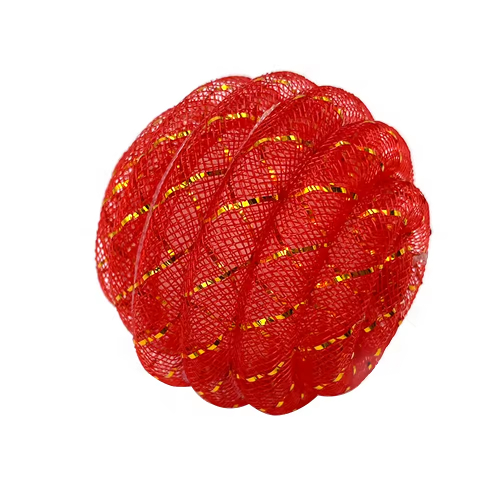 Cute Durable Chaser Scratching Fluffy Foam Balls Set 100% Polyester Red Ball Pet Cat Toys