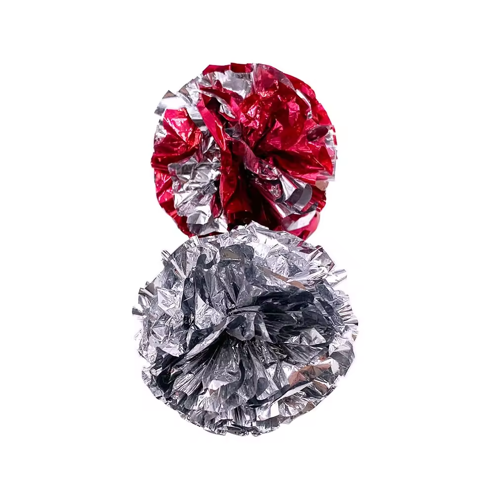 Hot Selling Customized Cute Scratching Interactive Polyester Crinkle Balls Cat Toys