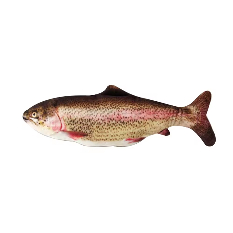Wholesale Interactive Realistic Dropshipping Simulation Electronic Scratcher USB Charging Wiggle Moving Fish Pet Toy