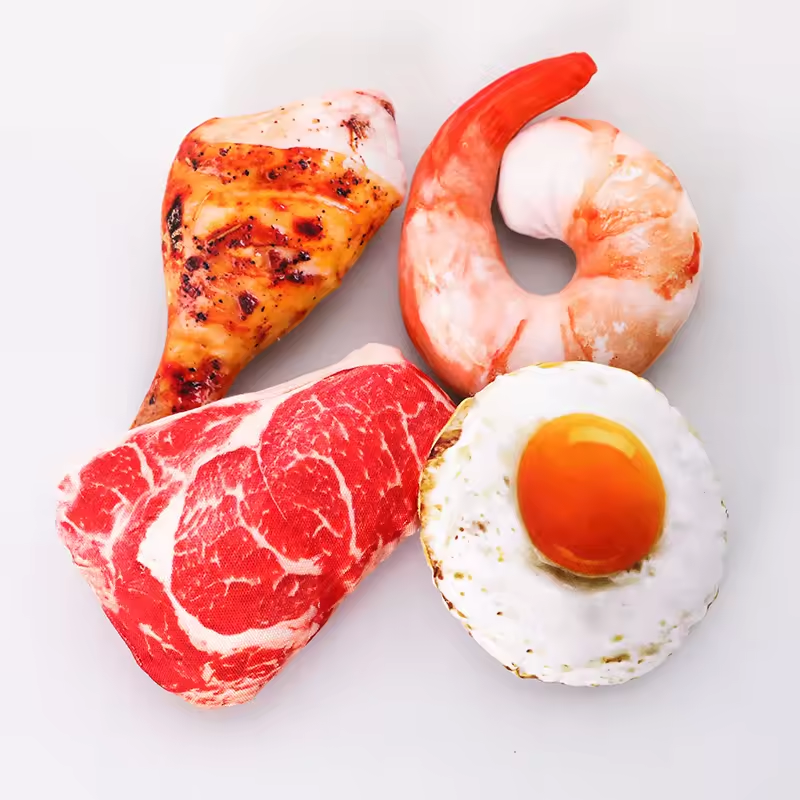 Hot Anti Bite Creative Simulation Food Puppy Squeaky Pet Chewy Dog Cat Toys