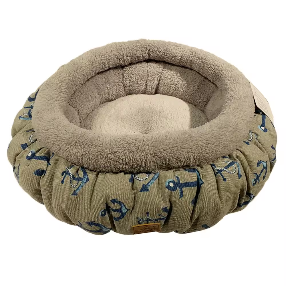 Fluffy Round Donut Sleeping Sofa Memory Foam Pet Cat Dog Bed