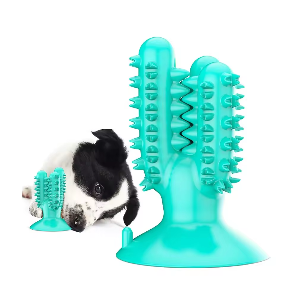 Hot Sale Interactive Toothbrush Food Leakage Rubber Dogs Chew Toys