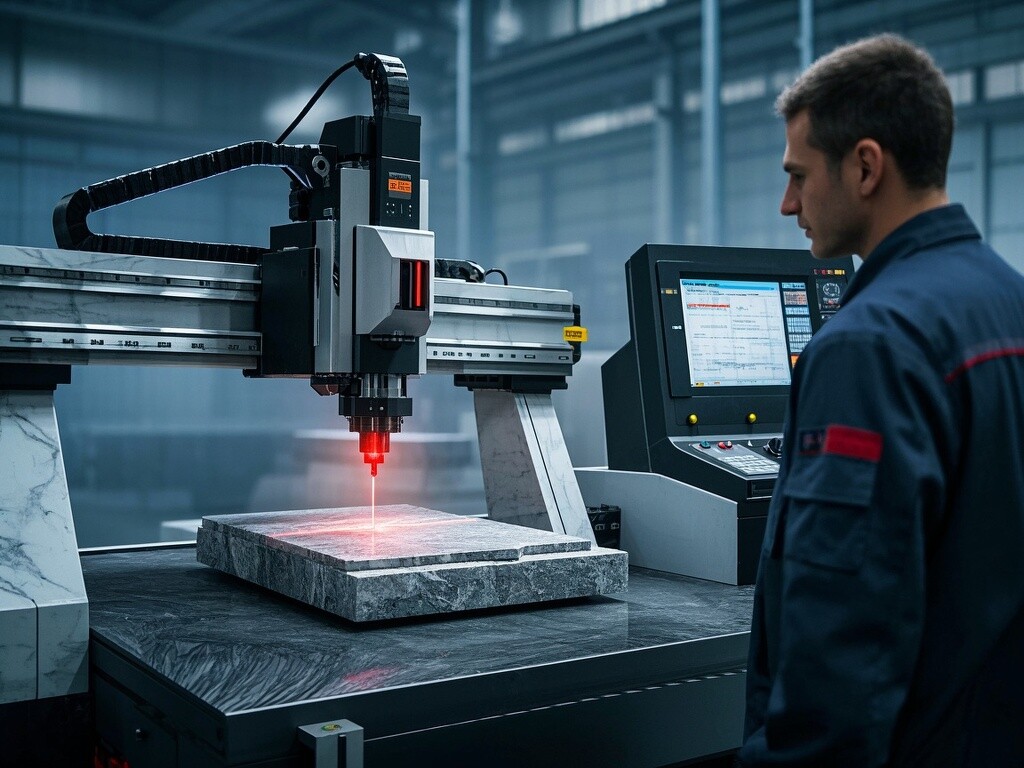 Laser Height Measurement: The Secret to Flawless Stone Engraving