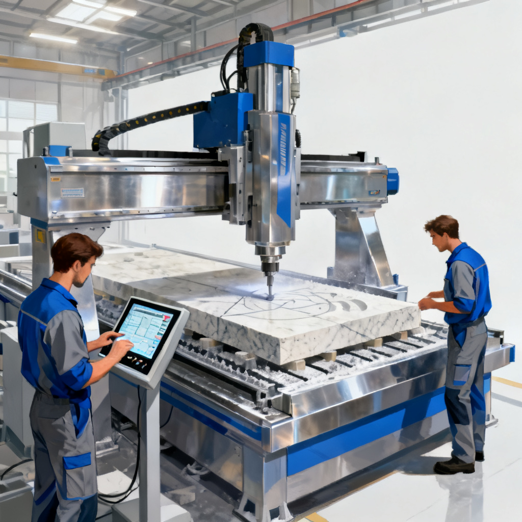 Stone Processing Center Integration: Enhancing Workflow for CNC Engraving Shops