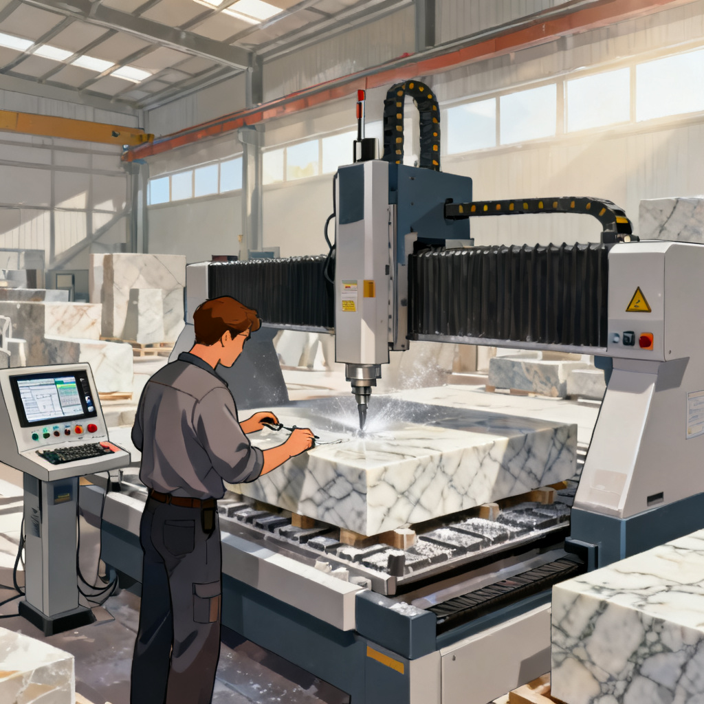 Top 5 Benefits of Using a 5 Axis CNC Bridge Saw in Stone Processing Top 5 Benefits of Using a 5 Axis CNC Bridge Saw in Stone Processing