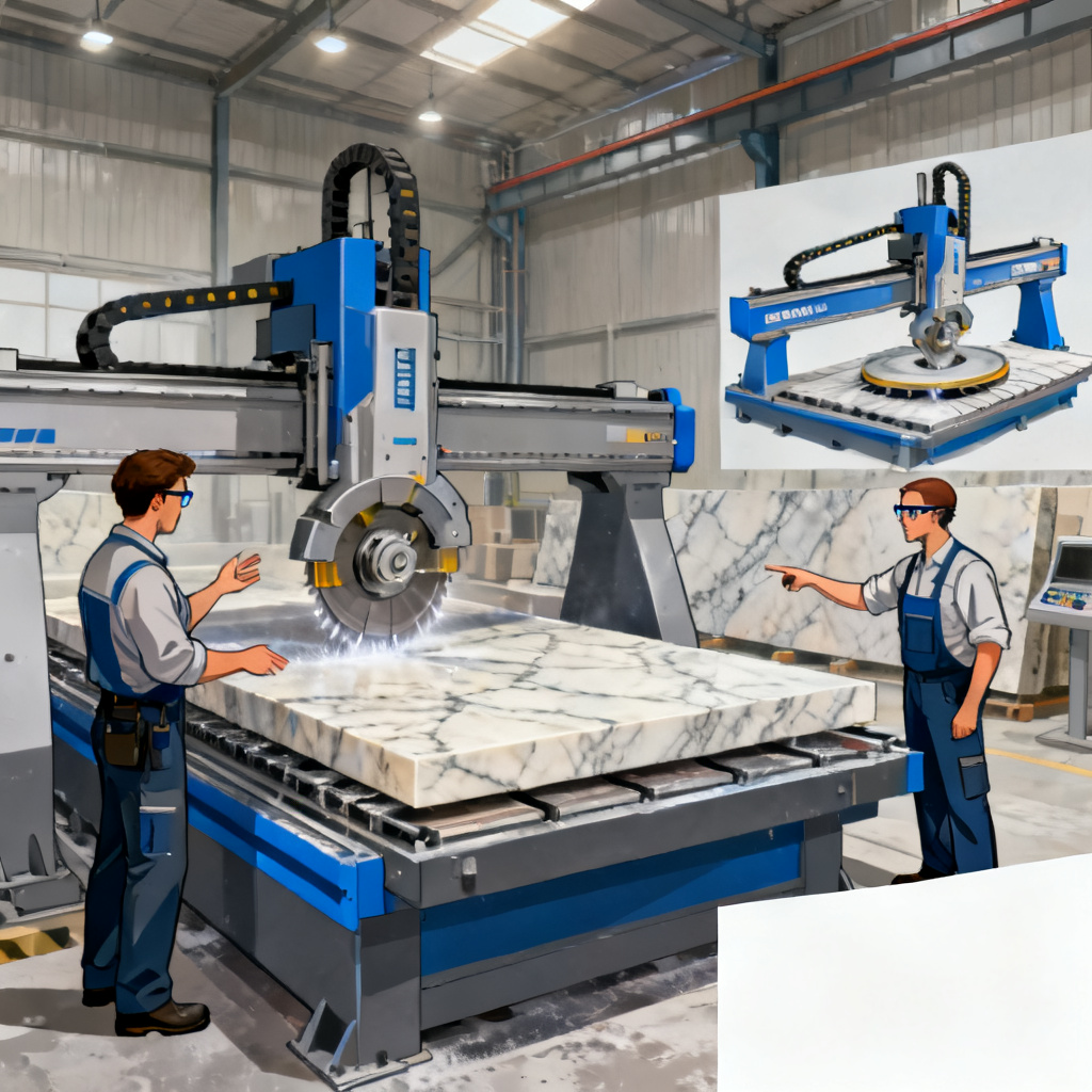 CNC profiling machine vs 4 Axis CNC Bridge Saw (4+1): 5 key differences for technical evaluators CNC profiling machine vs 4 Axis CNC Bridge Saw (4+1): 5 key differences for technical evaluators
