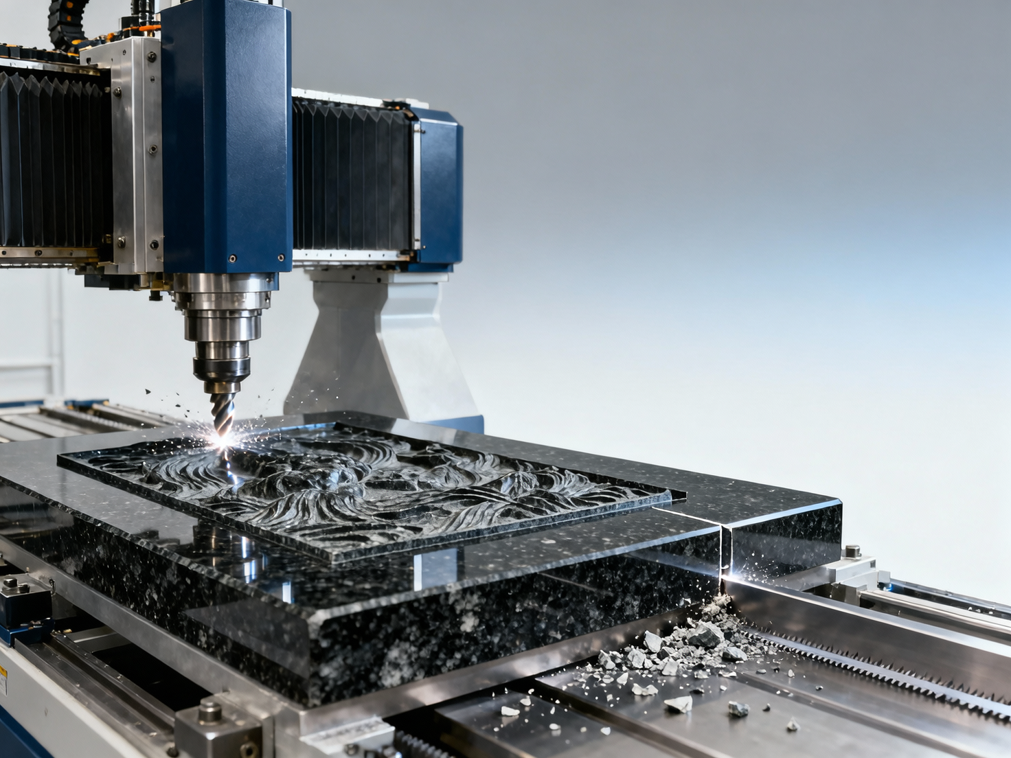 When to use a stone processing center instead of separate engraving and cutting machines When to use a stone processing center instead of separate engraving and cutting machines