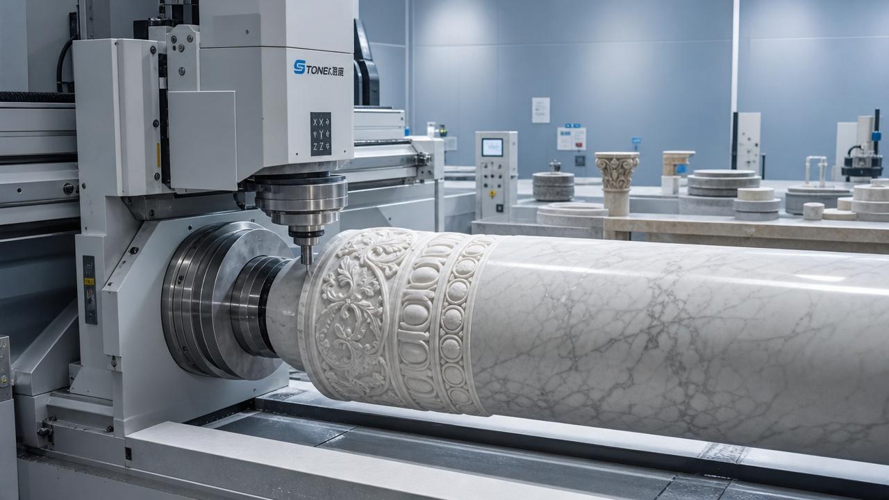 How Accurate Is a Column Engraving Machine on Stone Details?