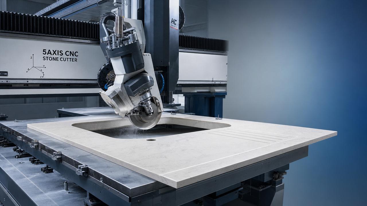 5 Axis CNC Stone Cutter: What Improves Complex Countertop Accuracy?