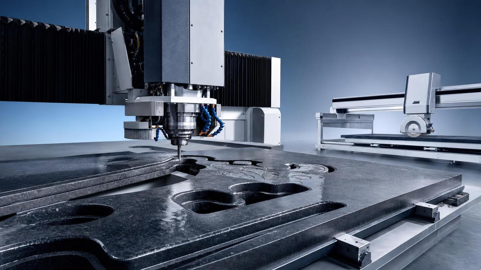 When Is a High Speed CNC Better Than a Bridge Saw for Detailed Stone Work? When Is a High Speed CNC Better Than a Bridge Saw for Detailed Stone Work?