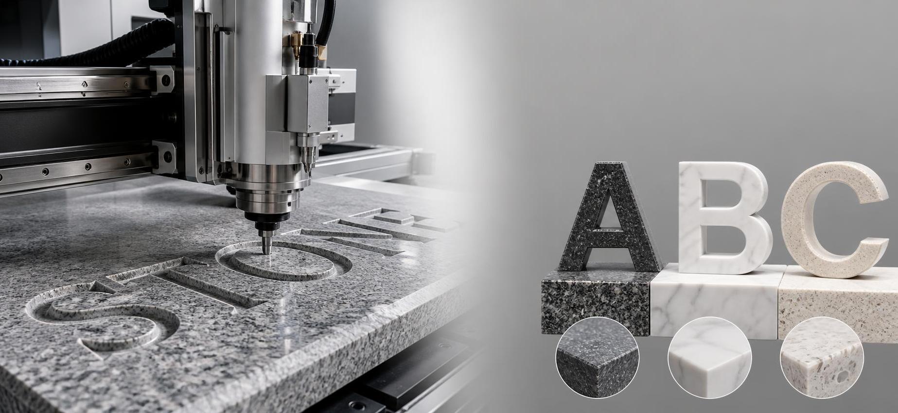 How Stone Engraving Machines Handle Granite, Marble, and Quartz Letters How Stone Engraving Machines Handle Granite, Marble, and Quartz Letters