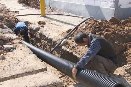 Rural sewage treatment project