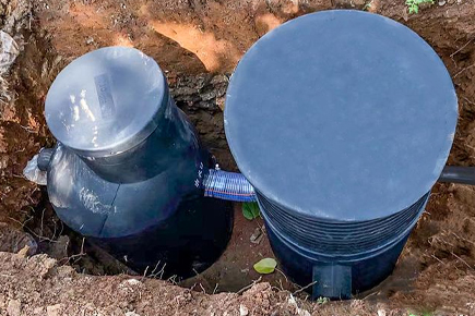 Rural sewage treatment project