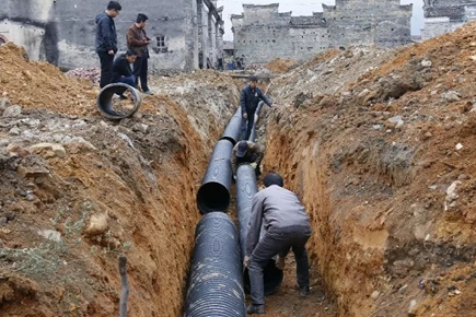 Rural sewage treatment project