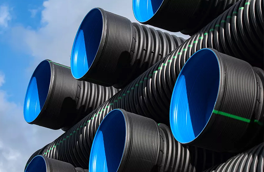 HDPE Double-Wall Corrugated Pipe for Water Drainage Pipe Underground Pipe