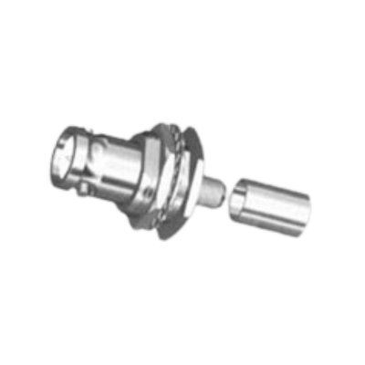 RP-BNC Jack Bulkhead Crimp Coaxial Connector for RG58 RG59 RG174 Cable XMR-L7000