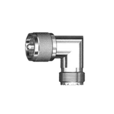 Right Angle UHF Male to Jack RF Adapter XMR-U9010