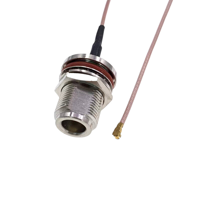 UFL to N Jack Straight Bulkhead Connector with 1.13 1.37 Cable RF Pigtails XMR-SPTX74