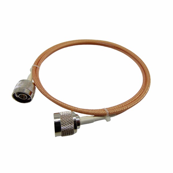 Double N Male Crimp Connector RG142 RF Coaxial Cable Acssembly XMR-SPTX117