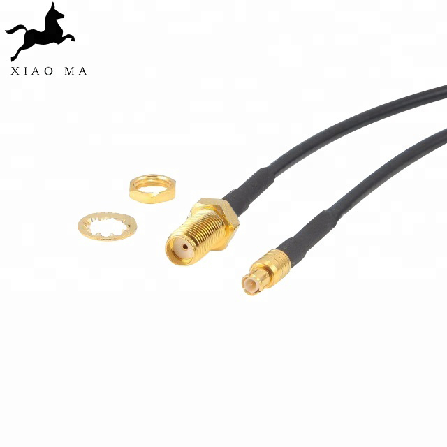 SMA Bulkhead Straight to MCX Male Straight RG174 RG316 RF Coaxial Cable Acssembly XMR-SPTX59