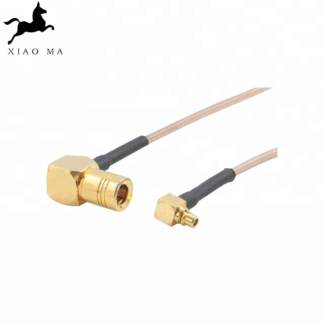 MMCX Right Angle Male to SMB Right Angle Plug Connector RG316 RF Coaxial Cable Acssembly XMR-SPTX52