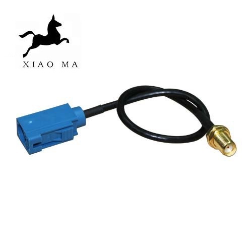 FAKRA D to SMA Female Straight Bulkhead Connector RG174 RF Cable Assembly XMR-SPTX29