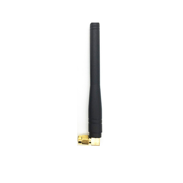 315/433 MHz Rubber LoRa Antenna Gain 3dbi VSWR≤1.5 with SMA Male Angle Connector XMR-J020