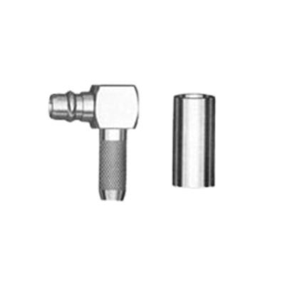 MMCX Male Right Angle Crimp RF Connector for RG-174/U Cable XMR-MMCX2011