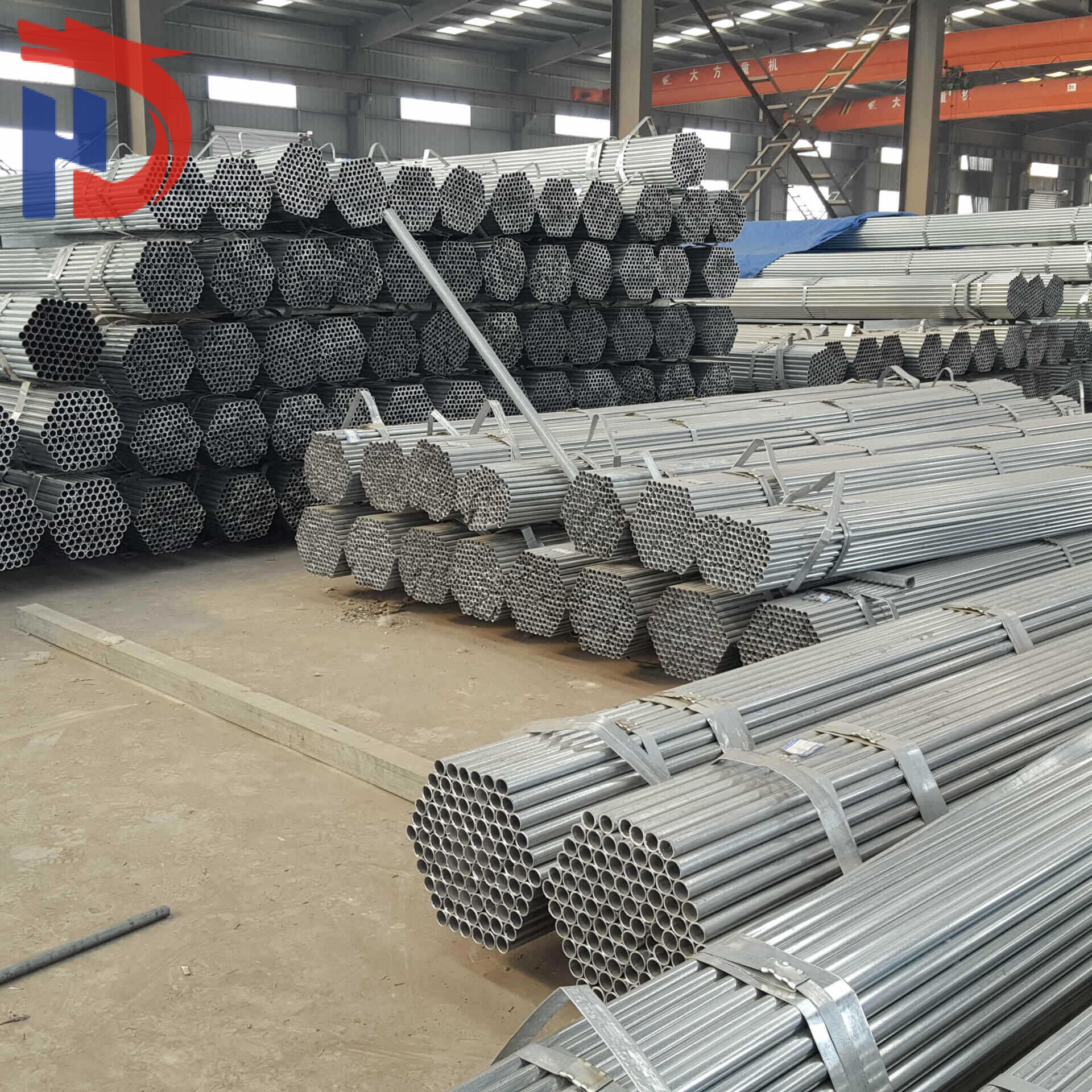 St52.4  Galvanized Round Pipe