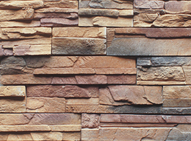 Cultural stone building exterior walls