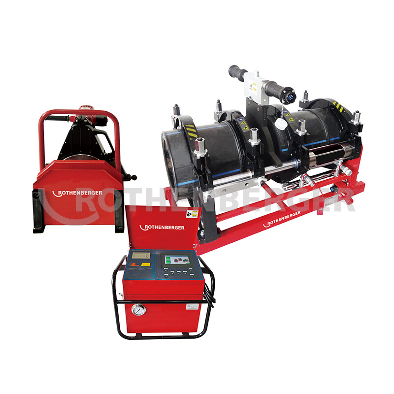 QZD160/QZD250/QZD315/QZD355 CNC automatic butt fusion welding machines used in gas pipeline