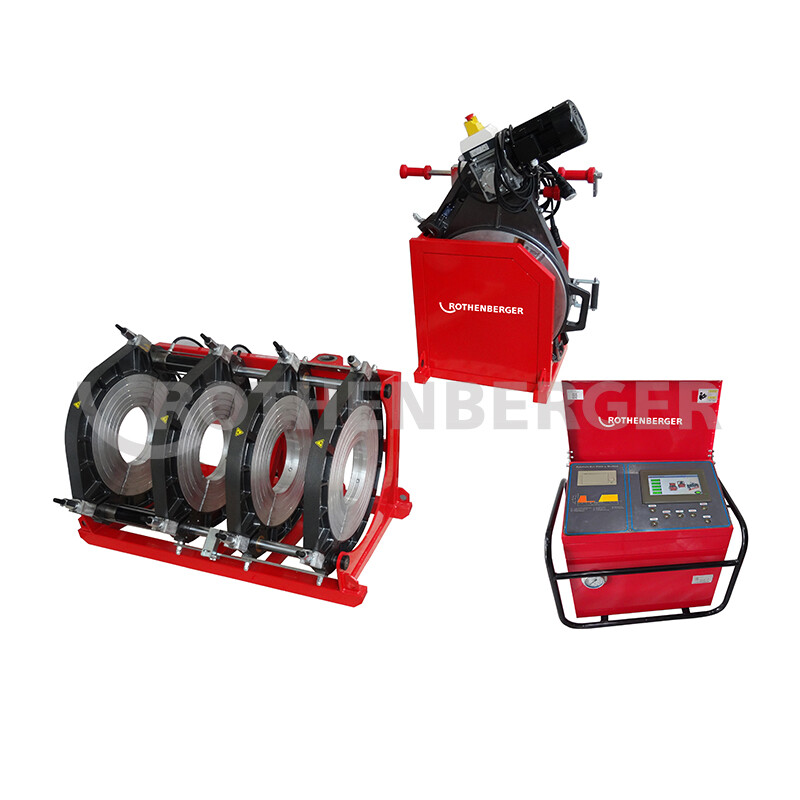 QZD450/QZD630 CNC automatic butt fusion welding machines used in gas pipeline