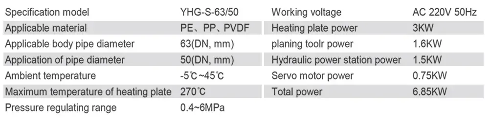 YHG CNC plastic ball value welding machine use in gas pipeline