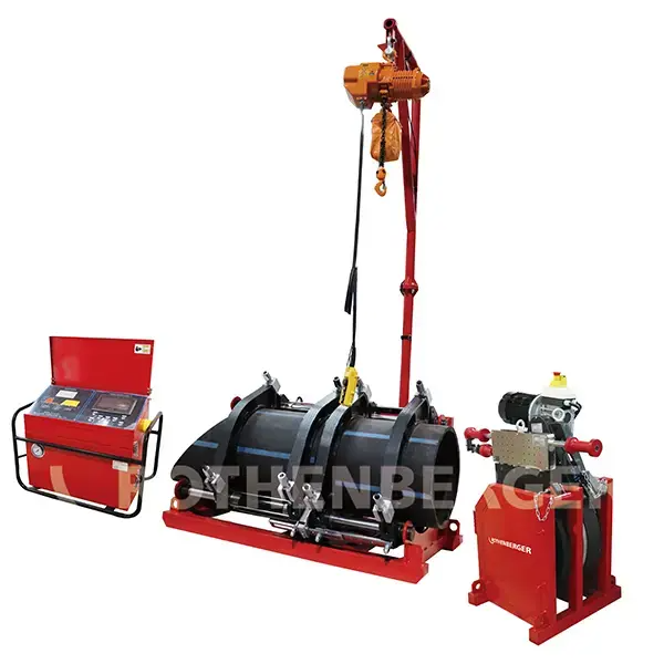 R450C/R630C/R800C/R1000C/R1200C CNC automatic butt fusion welding machines used in field