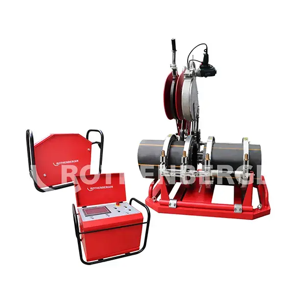 R250CG/R355CG/R630CG CNC automatic butt fusion welding machines used in field