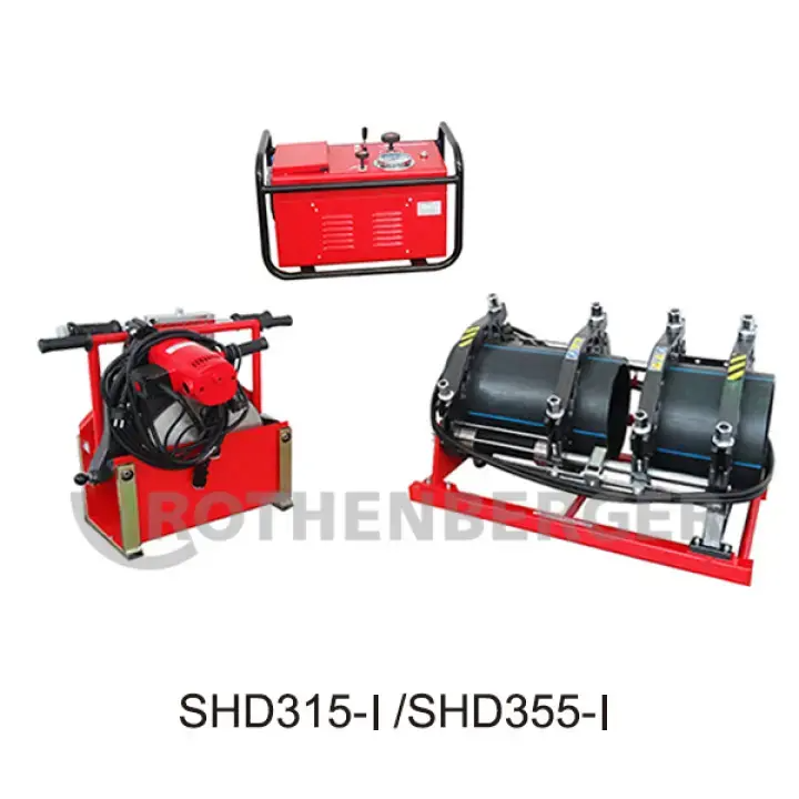 SHD160-I/SHD250-I/SHD315-I/SHD355-I Semi-Auto butt fusion welding machines & Corrugated pipes welding machines