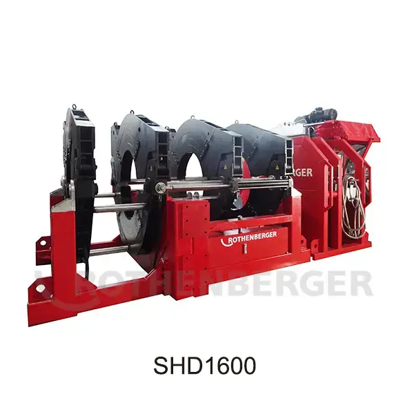 SHD1600/SHD2000/SHD2500/SHD3000 Semi-Auto butt fusion welding machines used in field connection