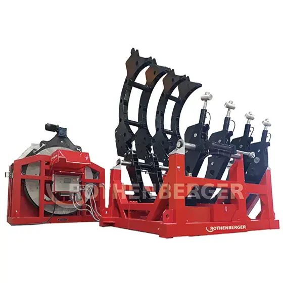 SHD1600/SHD2000/SHD2500/SHD3000 Semi-Auto butt fusion welding machines used in field connection