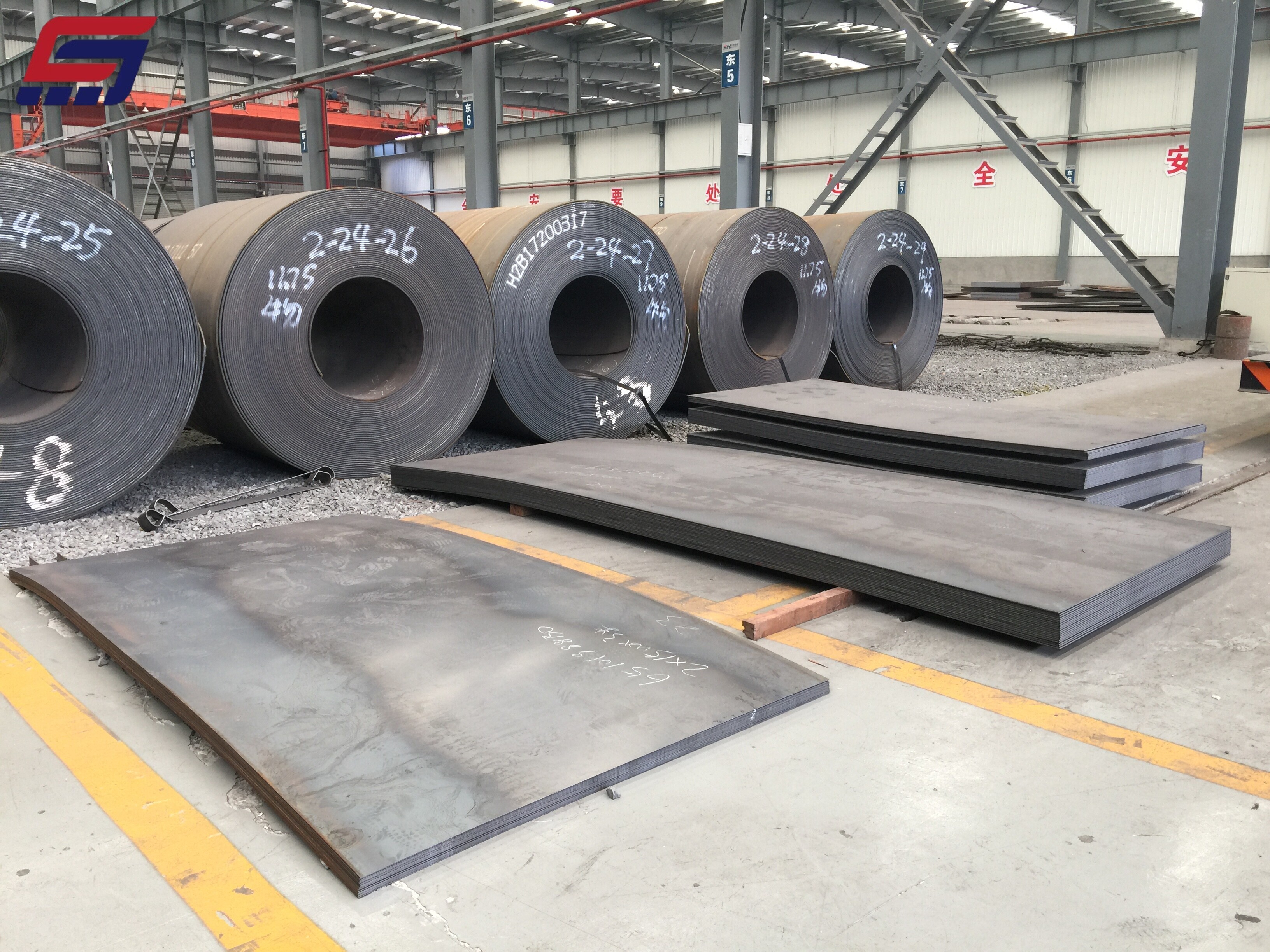 Q345B, Q345C, Q345D, Q345E Carbon Steel Plate