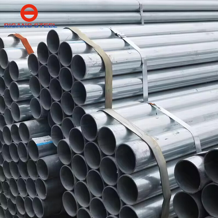 Galvanized Gi Carbon Steel round Pipe ERW Technique JIS/GS/ASTM A500/API Certified Greenhouse Use with Welding Punching Services