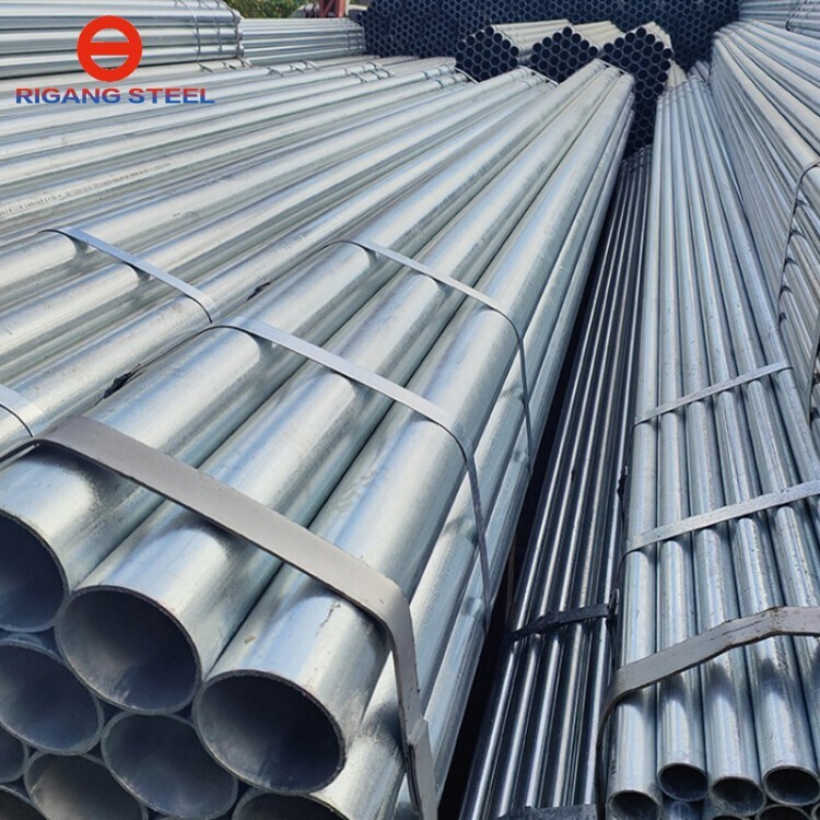 Astm Standard St37 Hollow Round Tube 2.5 Inch Galvanized Steel Tubing Hot Dipped Galvanized Round Pipe